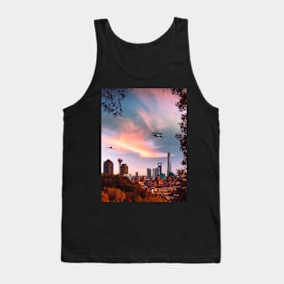 Planes Over The City Tank Top